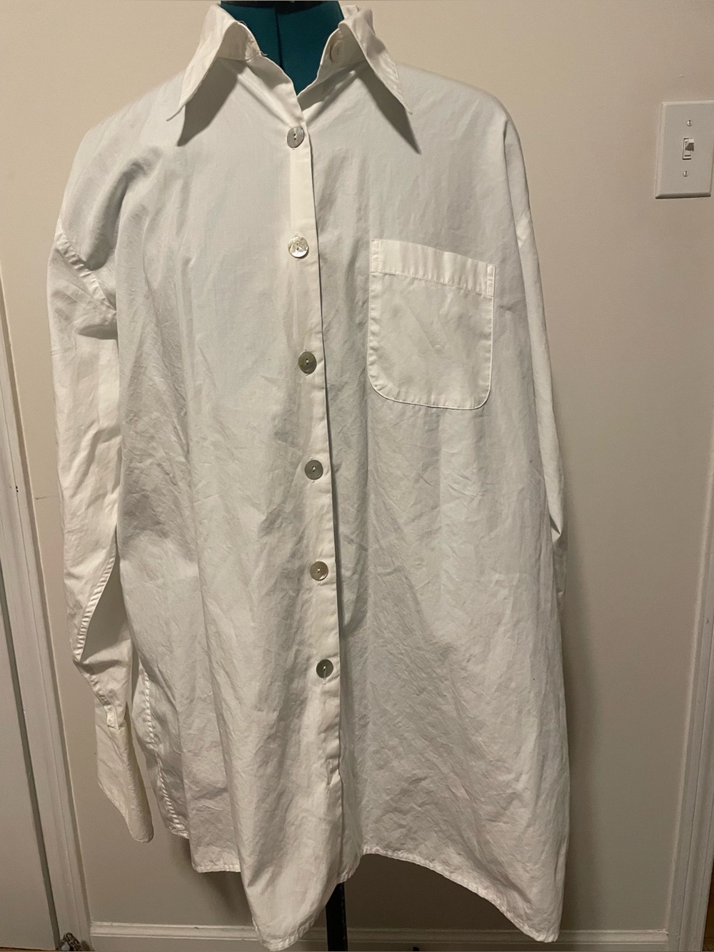 Timberland White Men's Button-Down Shirt